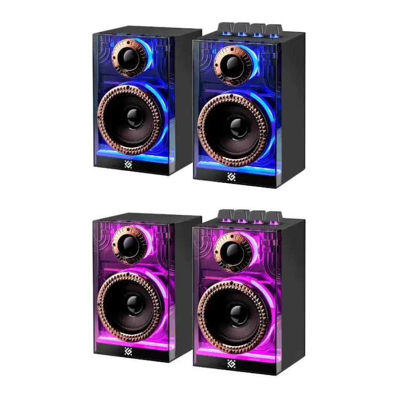 Głośniki Defender FUTURO 2.0 20W Bluetooth USB podświetlenie RGB MP3