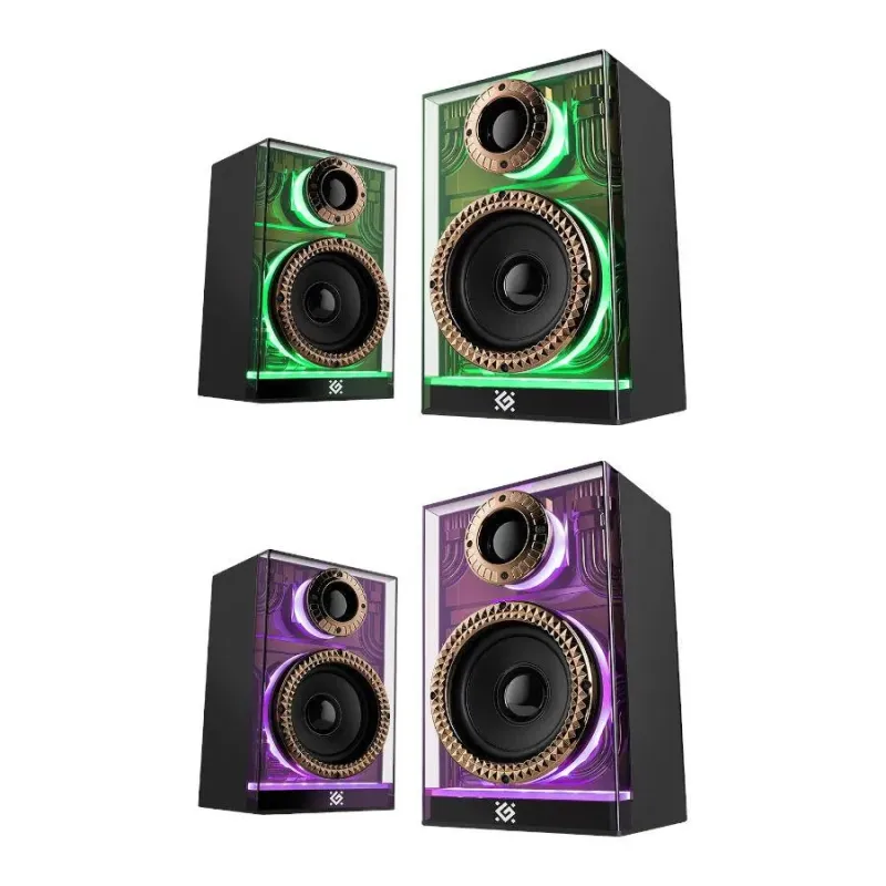 Głośniki Defender FUTURO 2.0 20W Bluetooth USB podświetlenie RGB MP3