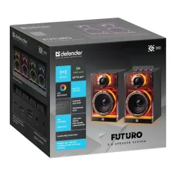 Głośniki Defender FUTURO 2.0 20W Bluetooth USB podświetlenie RGB MP3