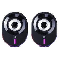 Głośniki Defender SOLAR 8 2.0 10W Bluetooth USB podświetlenie RGB
