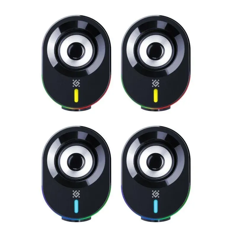 Głośniki Defender SOLAR 8 2.0 10W Bluetooth USB podświetlenie RGB