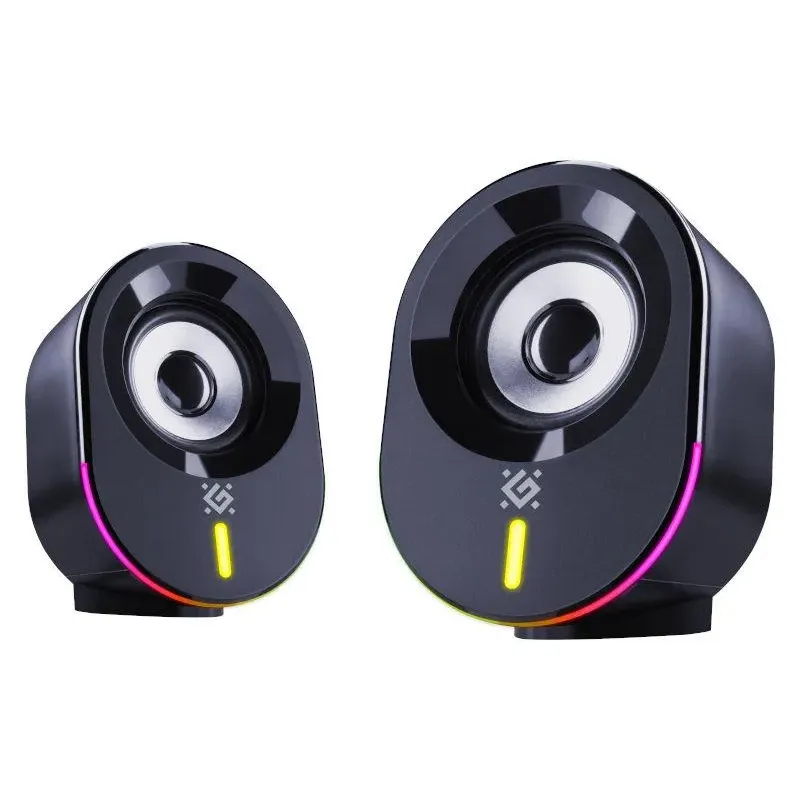 Głośniki Defender SOLAR 8 2.0 10W Bluetooth USB podświetlenie RGB