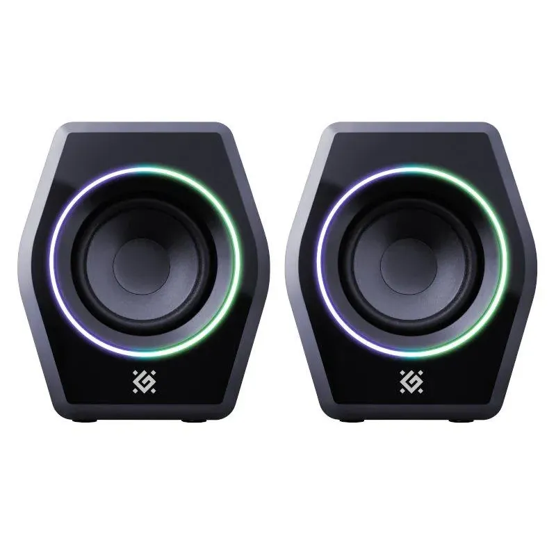 Głośniki Defender SOLAR 9 2.0 10W Bluetooth USB podświetlenie RGB