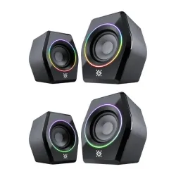 Głośniki Defender SOLAR 9 2.0 10W Bluetooth USB podświetlenie RGB