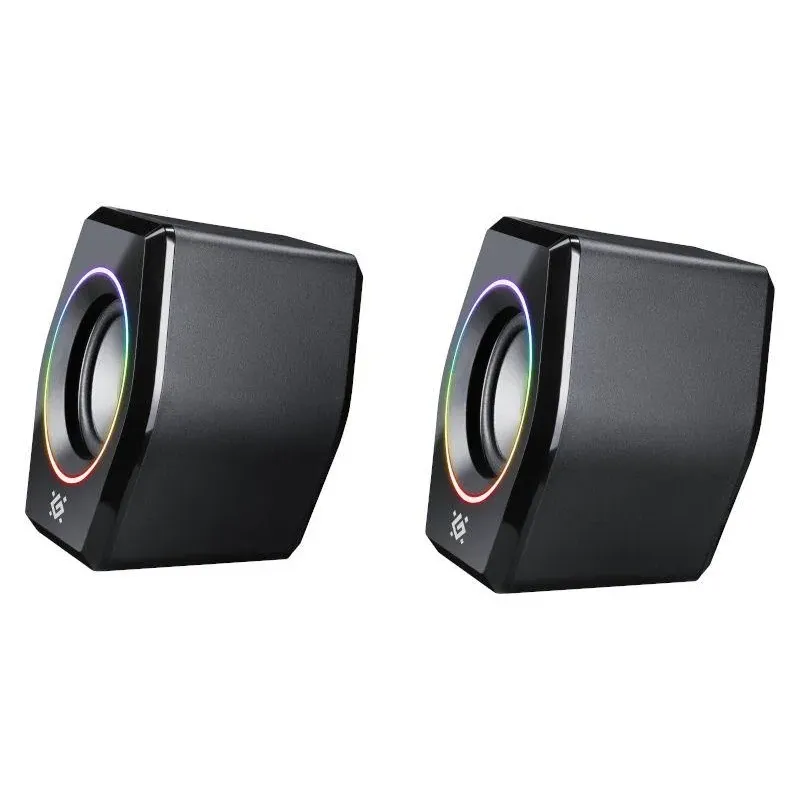 Głośniki Defender SOLAR 9 2.0 10W Bluetooth USB podświetlenie RGB