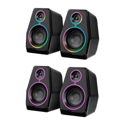 Głośniki Defender SOLAR 10 2.0 10W Bluetooth USB podświetlenie RGB