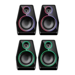 Głośniki Defender SOLAR 10 2.0 10W Bluetooth USB podświetlenie RGB