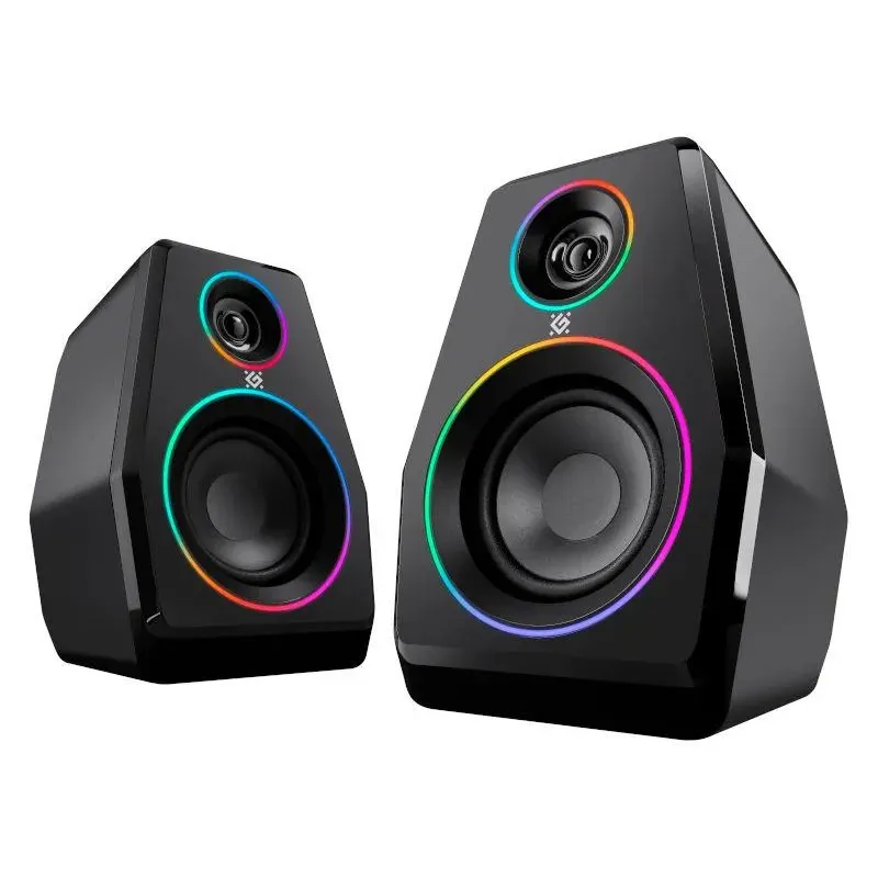 Głośniki Defender SOLAR 10 2.0 10W Bluetooth USB podświetlenie RGB