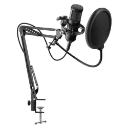 Mikrofon przewodowy Defender SPACE GMC 450 ze statywem STREAM strumieniowy