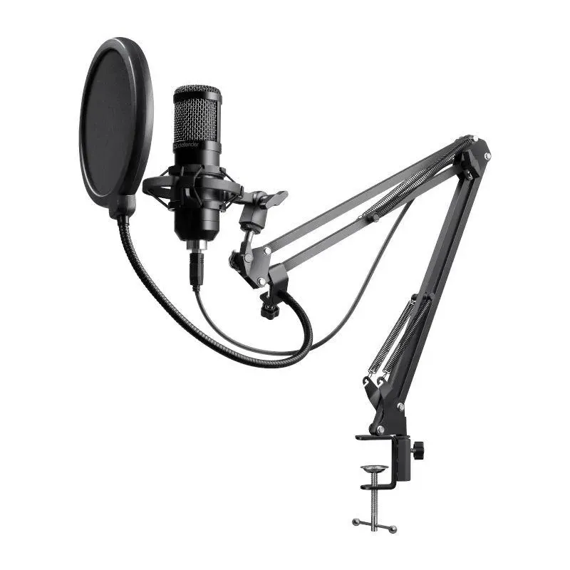 Mikrofon przewodowy Defender SPACE GMC 450 ze statywem STREAM strumieniowy