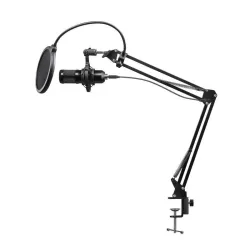 Mikrofon przewodowy Defender SPACE GMC 450 ze statywem STREAM strumieniowy