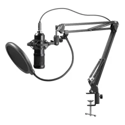 Mikrofon przewodowy Defender SPACE GMC 450 ze statywem STREAM strumieniowy