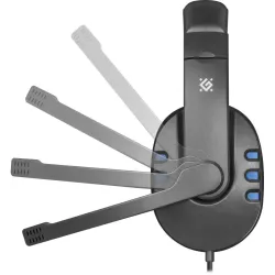 Słuchawki z mikrofonem Defender WARHEAD G-160 Gaming czarno-niebieskie +