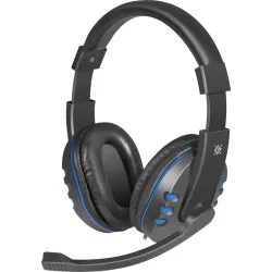 Słuchawki z mikrofonem Defender WARHEAD G-160 Gaming czarno-niebieskie +