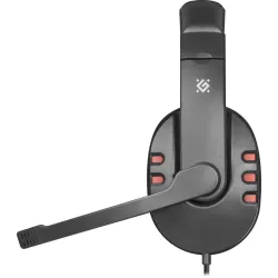 Słuchawki z mikrofonem Defender WARHEAD G-160 Gaming czarno-czerwone + GRA