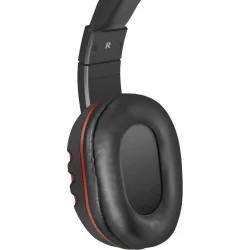 Słuchawki z mikrofonem Defender WARHEAD G-160 Gaming czarno-czerwone + GRA