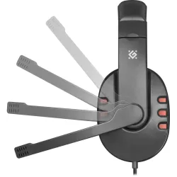 Słuchawki z mikrofonem Defender WARHEAD G-160 Gaming czarno-czerwone + GRA