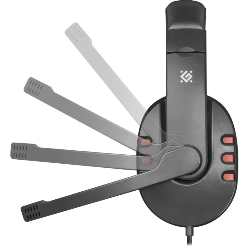 Słuchawki z mikrofonem Defender WARHEAD G-160 Gaming czarno-czerwone + GRA