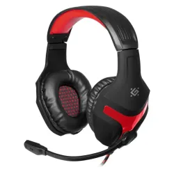 Słuchawki z mikrofonem Defender SCRAPPER 500 Gaming czerwono-czarne +