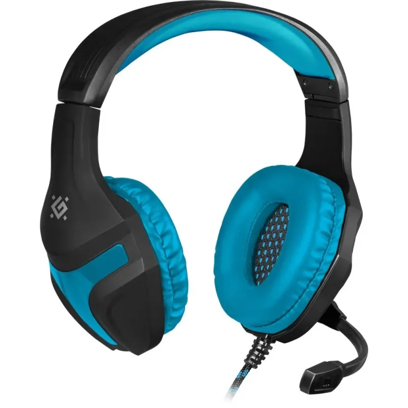 Słuchawki z mikrofonem Defender SCRAPPER 500 Gaming niebiesko-czarne +