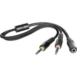 Słuchawki z mikrofonem Defender CUJO Gaming 4 pin + adapter 2x mini jack+