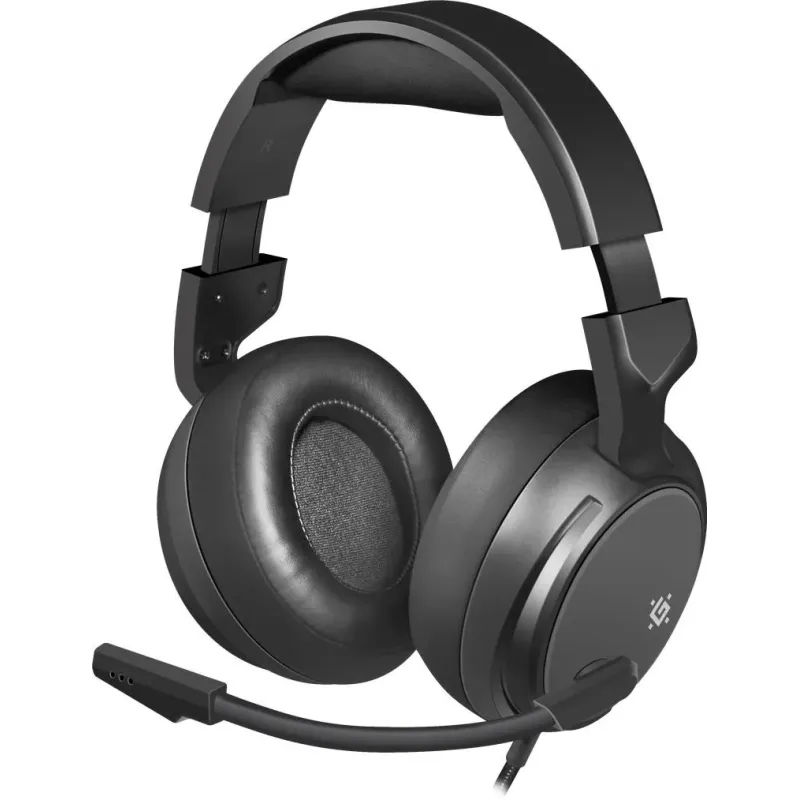 Słuchawki z mikrofonem Defender SHADOW Gaming Soft Touch 4 pin + adapter 2x