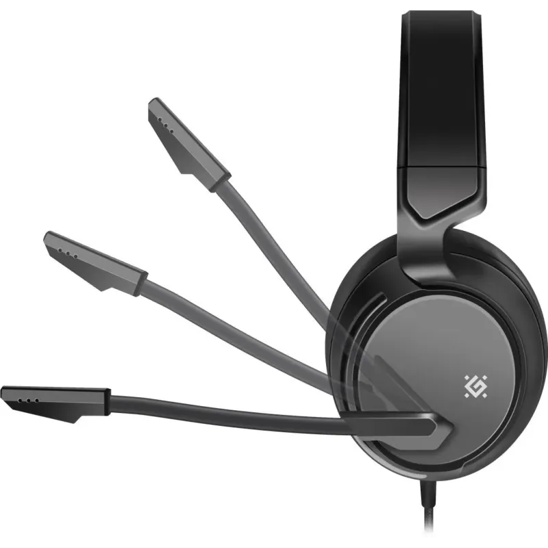 Słuchawki z mikrofonem Defender SHADOW Gaming Soft Touch 4 pin + adapter 2x