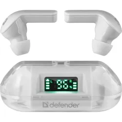 Słuchawki z mikrofonem Defender TWINS 916 bezprzewodowe Bluetooth białe