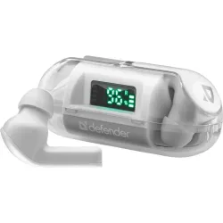 Słuchawki z mikrofonem Defender TWINS 916 bezprzewodowe Bluetooth białe
