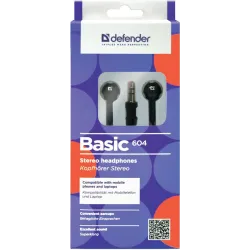 Słuchawki Defender BASIC 604 douszne czarne