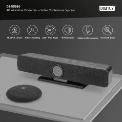 System wideokonferencji DIGITUS 4K ePTZ szeroki kąt 120° Sensor 2.8” 8MP