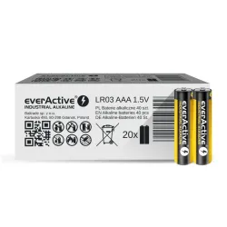 Baterie alkaliczne AAA/LR03 everActive Industrial Alkaline 40 sztuk