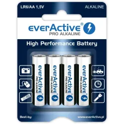 Baterie alkaliczne AA/LR6 everActive Pro Alkaline 4 sztuki