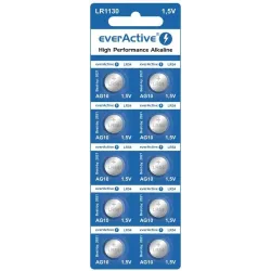 Baterie alkaliczne mini everActive AG10 G10 LR1130 LR54 10 sztuk