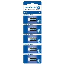 Baterie alkaliczne do pilotów samochodowych everActive A32/32A 9V blister 5