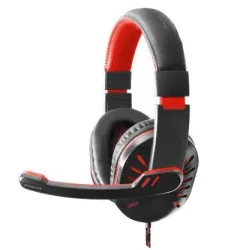Słuchawki z mikrofonem Esperanza EGH330R Crow dla graczy czerwone