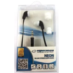 Słuchawki Esperanza EH147K Neon czarne