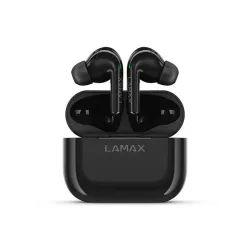 Słuchawki bezprzewodowe LAMAX Clips1 ANC BT 5.3 BeatBass® czarne