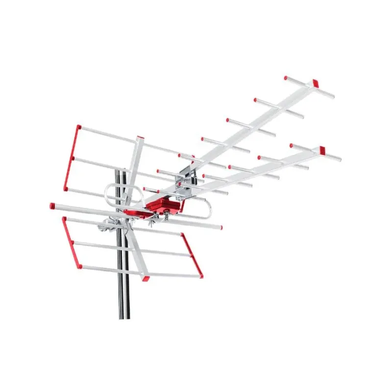 Antena TV DVB-T/T2 H.265 HEVC Maclean MCTV-855 zewnętrzna, Combo UHF VHF