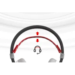 Słuchawki z mikrofonem Monka ECHO HG9069W bezprzewodowe Bluetooth + RF