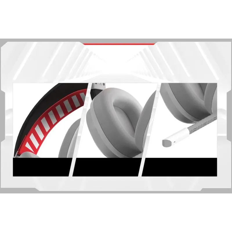 Słuchawki z mikrofonem Monka ECHO HG9069W bezprzewodowe Bluetooth + RF