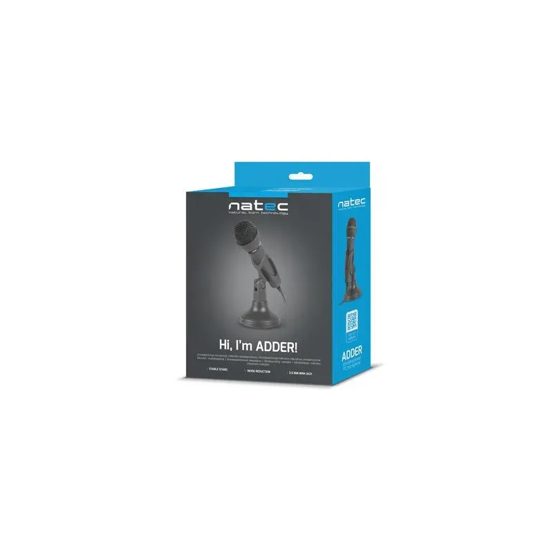 Mikrofon Natec ADDER Black