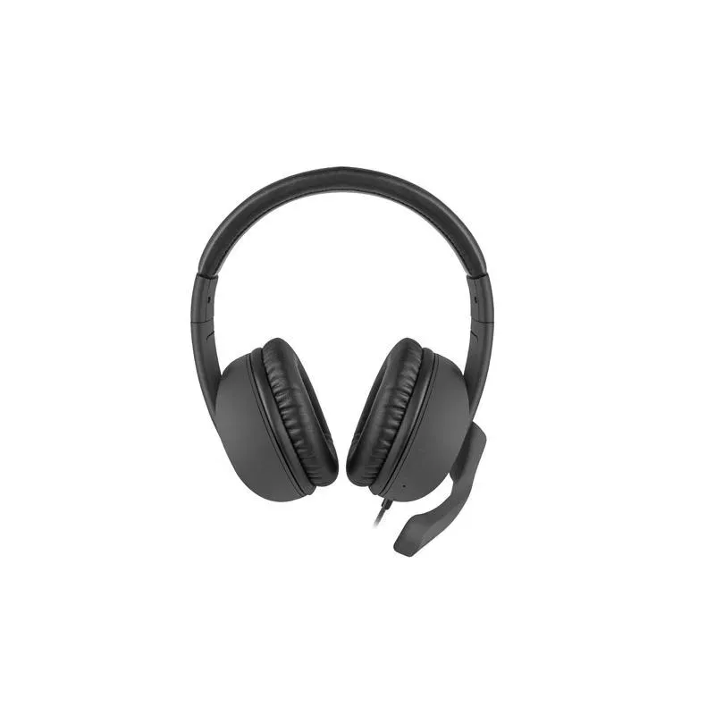 Słuchawki z mikrofonem Natec Rhea czarne