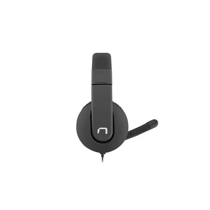 Słuchawki z mikrofonem Natec Rhea czarne