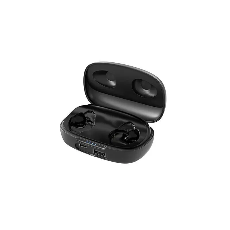 Słuchawki z mikrofonem Natec SOHO TWS bezprzewodowe dokanałowe czarne