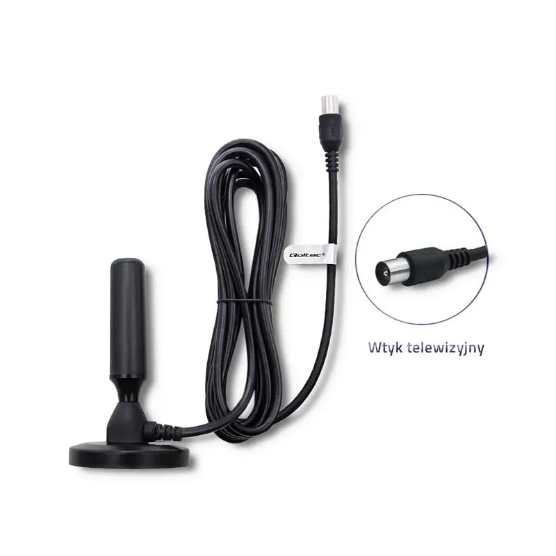 Antena telewizyjna Qoltec DVB-T2