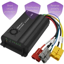 Ładowarka DC-DC Qoltec 12V z regulatorem MPPT | 40A | LiFePO4 AGM GEL STD