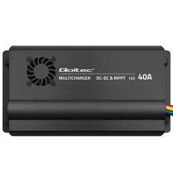 Ładowarka DC-DC Qoltec 12V z regulatorem MPPT | 40A | LiFePO4 AGM GEL STD