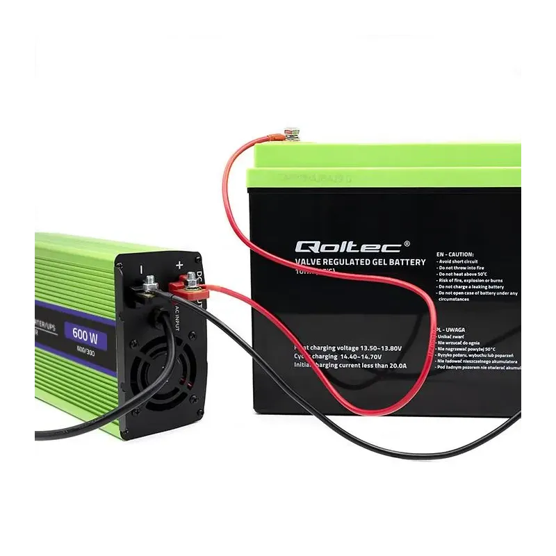 Przetwornica napięcia Qoltec Monolith | ładowanie baterii | UPS | 300W |