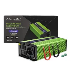 Przetwornica napięcia Qoltec Monolith | ładowanie baterii | UPS | 600W |